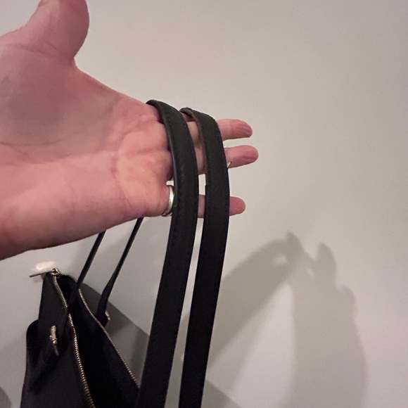 Medium Michael Kors Black Saffiano Leather Jet Set Black Bag Good Condition - Picture 5 of 12